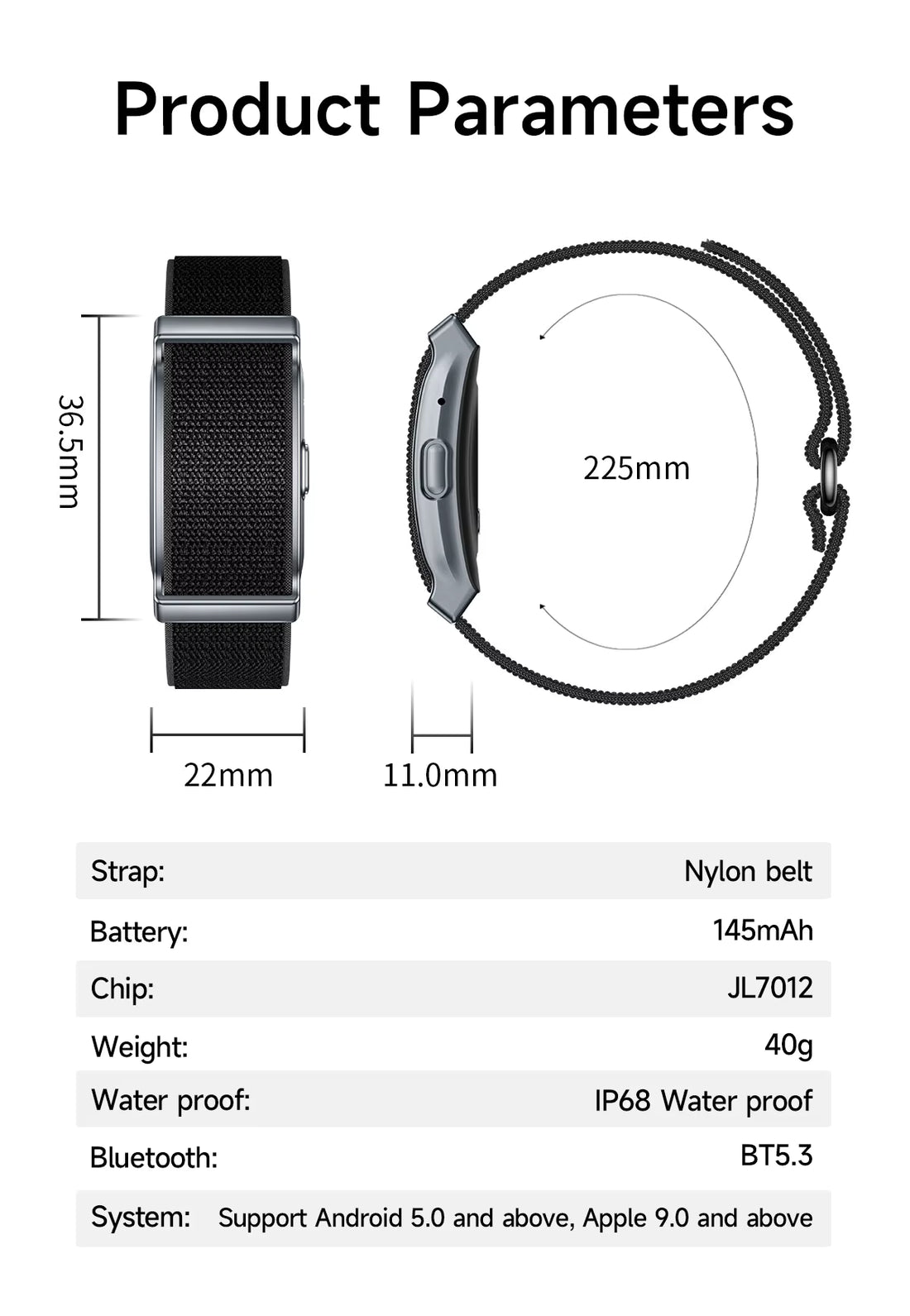 V-FIT Fitness band (AAA+ Master Quality)