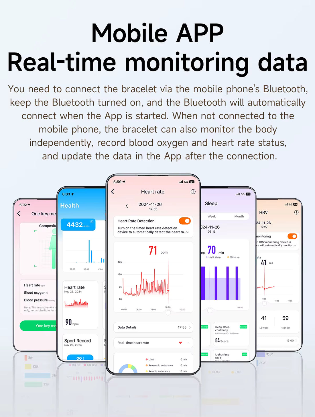V-FIT Fitness band (AAA+ Master Quality)