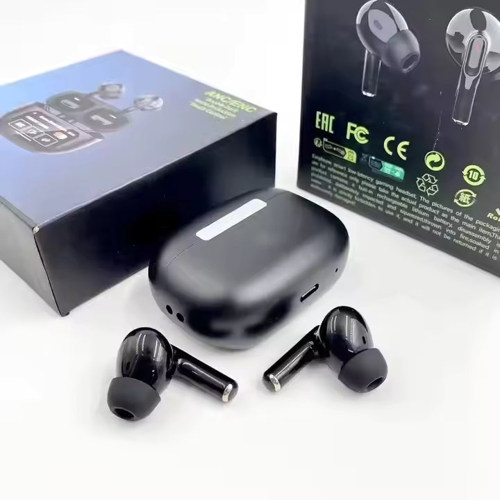TWS Wireless Earbuds with LED Display – Clear Calls & Stereo Sound