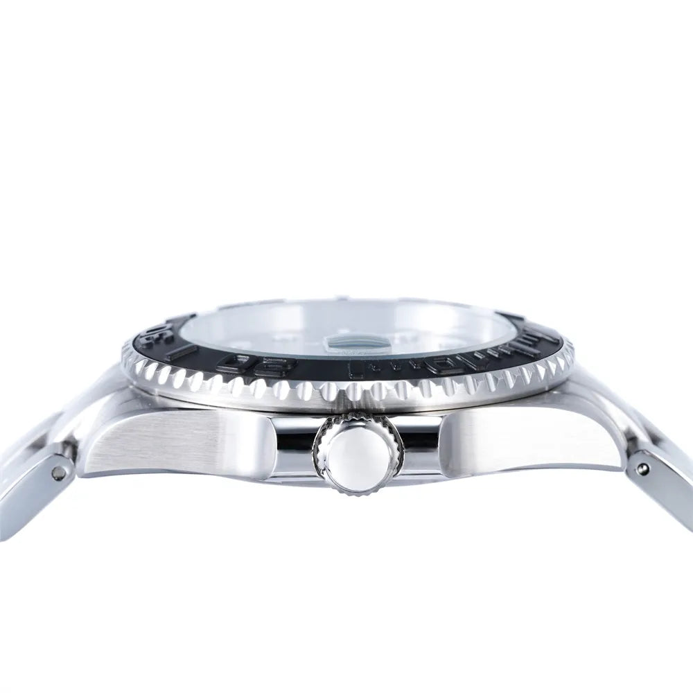 Quartz Calendar Watch, 316L Stainless Steel Watch