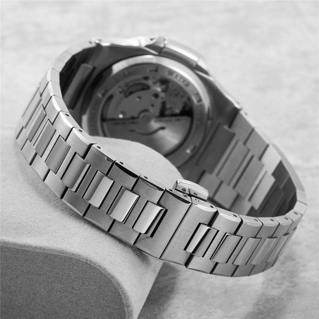 Men’s 316L Stainless Steel Watch – Navy Blue Dial, High Quality