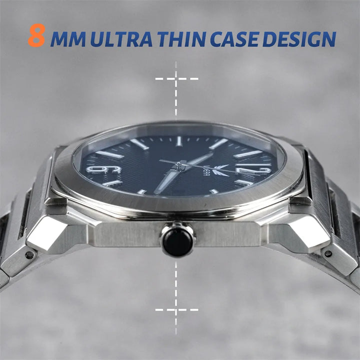 Vdear Men's Ultra-Thin Business Watch – Waterproof & Luminous