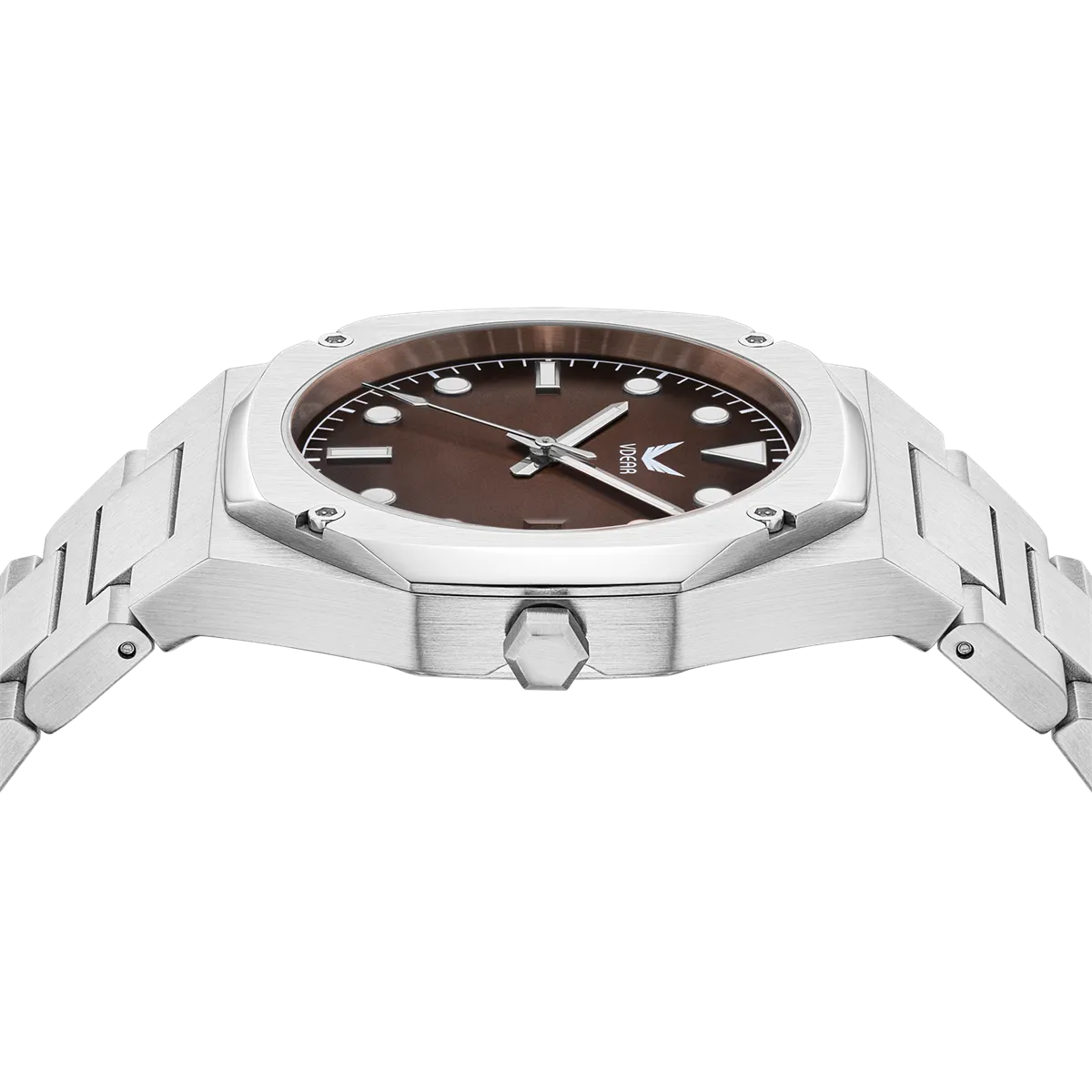 Vdear Men's Ultra-Thin Quartz Watch – Gradient Dial, Luminous Hands, Date Display