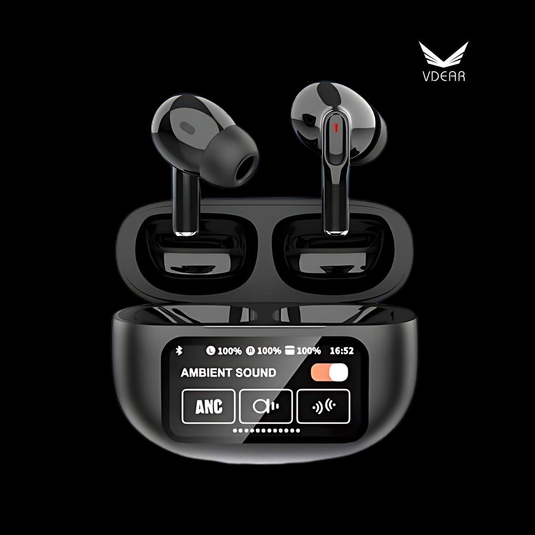 TWS Wireless Earbuds with LED Display – Clear Calls & Stereo Sound