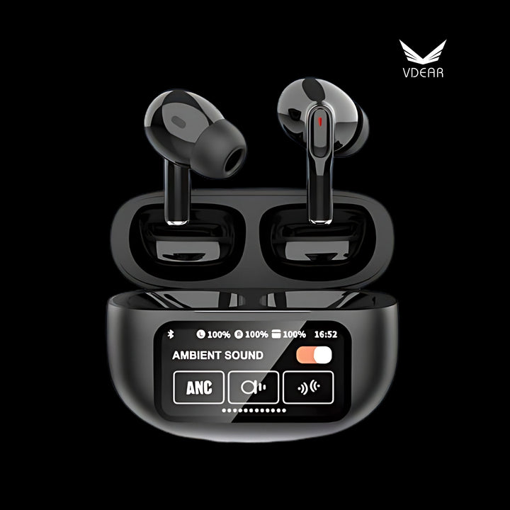 TWS Wireless Earbuds with LED Display – Clear Calls & Stereo Sound